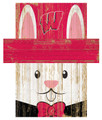 Wisconsin Badgers 19" x 16" Easter Bunny Head