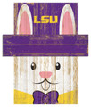 LSU Tigers 6" x 5" Easter Bunny Head