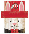 Utah Utes 6" x 5" Easter Bunny Head