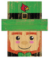Louisville Cardinals 6" x 5" Leprechaun Head