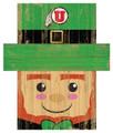 Utah Utes 6" x 5" Leprechaun Head