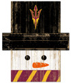 Arizona State Sun Devils Snowman Head Sign