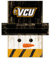 Virginia Commonwealth Rams Snowman Head Sign