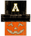 Appalachian State Mountaineers Pumpkin Head Sign