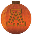 Arizona Wildcats 12" Halloween Pumpkin Sign