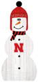 Nebraska Cornhuskers 31" Snowman Leaner