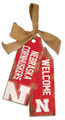 Nebraska Cornhuskers 12" Team Tags