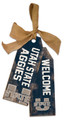 Utah State Aggies 12" Team Tags