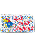 Kansas Jayhawks 12" Floral State Sign