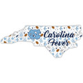 North Carolina Tar Heels 12" Floral State Sign