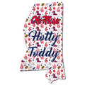 Mississippi Rebels 12" Floral State Sign