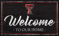 Texas Tech Red Raiders Team Color Welcome Sign
