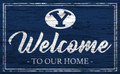 BYU Cougars Welcome to our Home 6" x 12" Sign