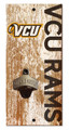 Virginia Commonwealth Rams 6" x 12" Distressed Bottle Opener