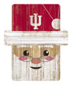 Indiana Hoosiers Santa Ornament