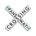Oregon Ducks 24" Fans Way Crossing Wall Art