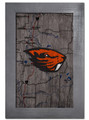 Oregon State Beavers 11" x 19" City Map Framed Sign