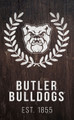 Butler Bulldogs 11" x 19" Laurel Wreath Sign