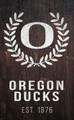 Oregon Ducks 11" x 19" Laurel Wreath Sign