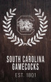 South Carolina Gamecocks 11" x 19" Laurel Wreath Sign