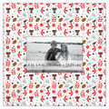 Texas Tech Red Raiders Floral Pattern 10" x 10" Picture Frame