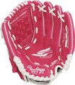 Rawlings Sure Catch 10" Basket Web Youth Fastpitch Softball Glove - Right Hand Throw - Pink