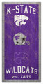 Kansas State Wildcats 6" x 12" Heritage Sign