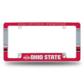 Ohio State Buckeyes 2025 National College Football Champions All Over Chrome License Plate Frame