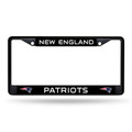 New England Patriots Black Chrome License Plate Frame