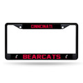 Cincinnati Bearcats Black Chrome License Plate Frame