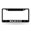Kansas State Wildcats Black Chrome License Plate Frame