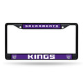 Sacramento Kings Black Chrome License Plate Frame