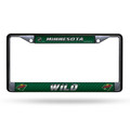 Minnesota Wild Black Chrome License Plate Frame