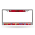 San Francisco 49ers 5x Multi Champs Silver Chrome License Plate Frame