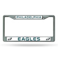 Philadelphia Eagles Chrome License Plate Frame Rico