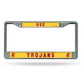 USC Trojans Silver Chrome License Plate Frame