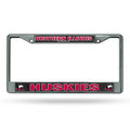 Northern Illinois Huskies Silver Chrome License Plate Frame