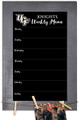 Central Florida Knights Weekly Menu Chalkboard with Frame