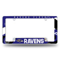 Baltimore Ravens Wave Chrome License Plate Frame