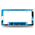 Carolina Panthers Wave Chrome License Plate Frame