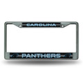 Carolina Panthers Bling Chrome License Plate Frame