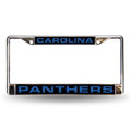Carolina Panthers Laser Chrome License Plate Frame