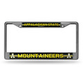 Appalachian State Mountaineers Chrome Glitter License Plate Frame
