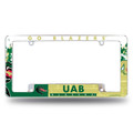 UAB Blazers All Over Chrome License Plate Frame
