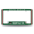 Mississippi Valley State Delta Devils All Over Chrome License Plate Frame