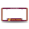 Central Michigan Chippewas Alternate Chrome License Plate Frame