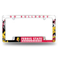 Ferris State Bulldogs All Over Chrome License Plate Frame