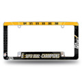 Pittsburgh Steelers 6 Time Super Bowl Champs Chrome License Plate Frame