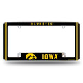 Iowa Hawkeyes Alternate Chrome License Plate Frame