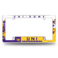 Northern Iowa Panthers All Over Chrome License Plate Frame
